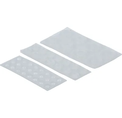 BGS Sada elastických dorazů, transparentní, 46dílná