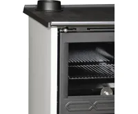 PLAMEN Sporák na tuhá paliva 850 GLAS - L bílý (2)