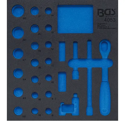 BGS Vložka do dílenského vozíku 2/3, prázdná, pro 4053