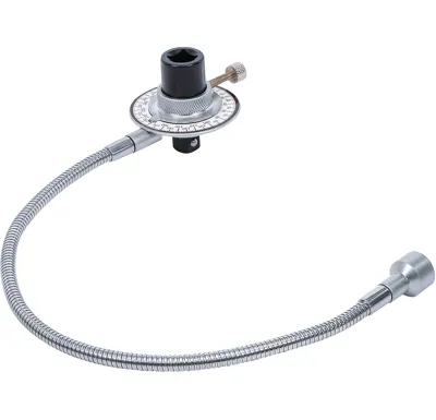 BGS Úhloměr ráčnový 1/2" 0-360°, s flexibilním magnetem