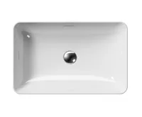 GSI NUBES keramické umyvadlo na desku 60x38cm, bílá ExtraGlaze (3)