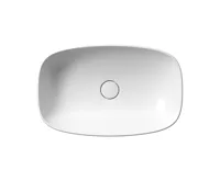 GSI NUBES keramické umyvadlo na desku 60x38cm, bílá mat (3)