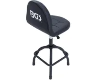 BGS Otočná pojízdná židle s opěrkou pro autoservisy | výškově nastavitelná - BGS 70146 (3)