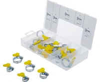 BGS Spony hadicové s Y-klíčem, pro pr. 1/2" - 1", sada 26 dílů BGS Spony hadicové s Y-klíčem, pro pr. 1/2" - 1", sada 26 dílů
