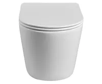 SAPHO PACO závěsná WC mísa, Rimless, 36x53cm, bílá (4)