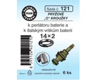 Hartman Sada č. 121: sada &quot;O&quot; kroužků - k perlátoru - 14x2 - 6x