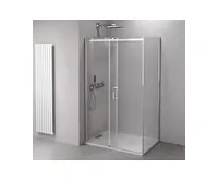 POLYSAN THRON SQUARE obdélníkový sprchový kout 1300x1000mm, hranaté pojezdy (1)