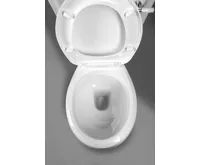 AQUALINE ANTIK WC kombi mísa, 35x72cm, zadní odpad, bílá (3)