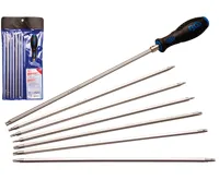 BGS Šroubováky s výměnnými čepelemi, T-profil (pro Torx) / TS profil (pro Torx Plus), 8dílná