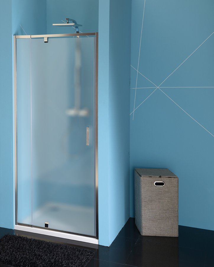 POLYSAN EASY sprchové dveře otočné 760-900mm, sklo Brick