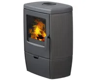 PLAMEN PLAMEN Litinová krbová kamna ALBERTO - černá (1)