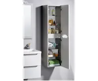 SAPHO WAVE skříňka vysoká 35x140x30cm, levá/pravá, bílá/dub alabama (5)