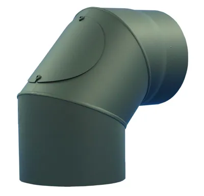HS Flamingo Koleno 90°/130 mm/1,5 mm s čistícím otvorem