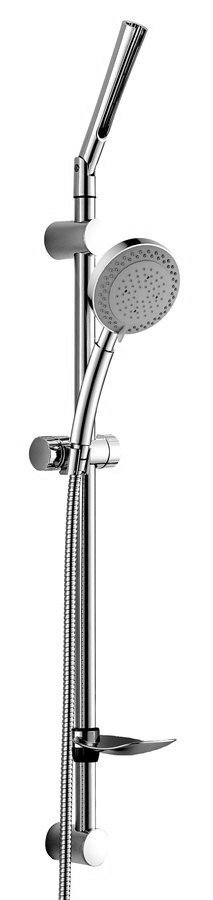 AQUALINE TILA sprchová souprava s mýdlenkou, posuvný držák, hadice 1500mm, chrom