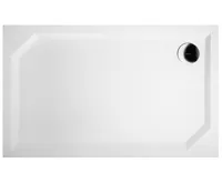 GELCO SARA sprchová vanička z litého mramoru, obdélník 120x75cm, bílá