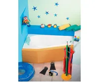 POLYSAN PROJEKTA L asymetrická vana 160x80x44cm, bílá (3)