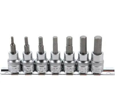 BGS Hlavice zástrčné 3/8" imbus 3 - 10 mm, sada 7 dílů