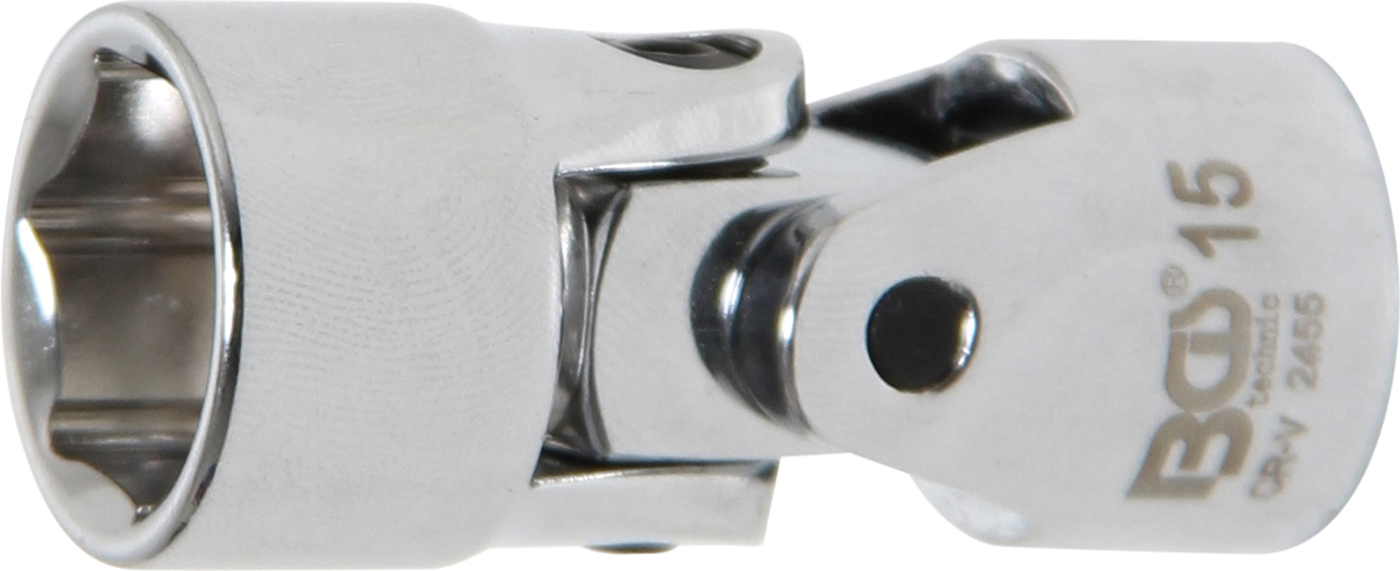 Bgs hlavice zástrčná 3/8" kloubová 15mm, 6-ti hranná