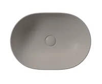 GSI PURA keramické umyvadlo na desku, 50x35cm, tortora mat (3)