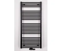 Koupelnový radiátor Thermal KD-SP 600/1840 středové připojení - černý mat (10)