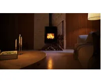 HS Flamingo Krbová kamna FLAMINGO DELUXE ® KAMPA pravá, červená (17)