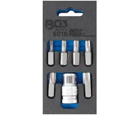 BGS Bity T-profil T25 - T 55 x 30 mm, sada 6 dílů