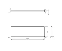 SAPHO WOODY deska 1200x28x360mm, masiv přírodní dub (2)