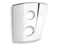 NOVASERVIS Kryt podomítkového boxu s přepínačem TRAPEZ chrom - KRYT0050RF,0