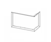 ROMOTOP krycí rámeček HR4SX RAM04 krycí, polohluboký, univerzální