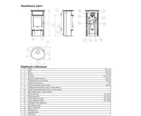 ABX Island 7 Aqua Krbová kamna s výměníkem 6kw - šedý plech mastek (vč.HD) | AKCE kazeta značkových vín (1)