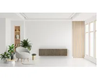 Elsymco NOEMI nástěnné otopné těleso 130 cm, dřevo s dubovými lamelami (2)