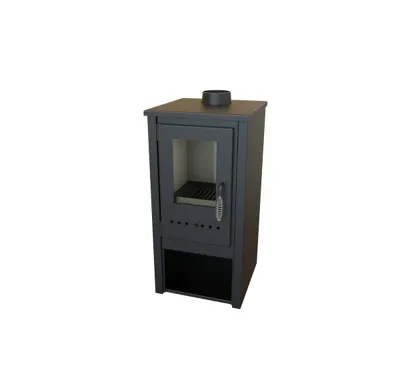 BELLA THALIA, krbová kamna NERA GLASS ECO, teplovzdušná 5,4 kW, antracitová