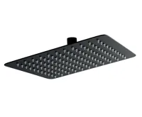 NOVASERVIS Pevná sprcha 250 x 250 mm FLOW, černá - RUP/251,5