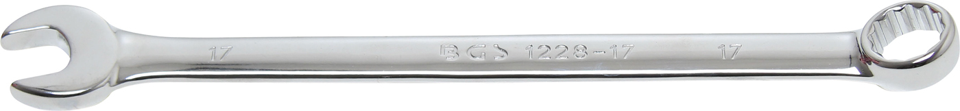 Bgs klíč očkoplochý 17 mm ,extra dlouhý, leštěný
