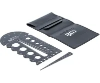 BGS Měrka šroubů a závitové měrky,  metrické,  M3–M20, 0,5–13,00 mm - BGS 74247