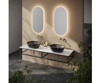 GSI PURA keramické umyvadlo na desku, 50x35cm, černá mat (3)