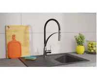 Eisl Carneo černá / lesklý chrom (23)