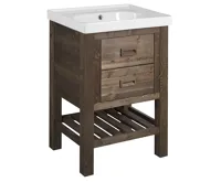 SAPHO BRAND umyvadlová skříňka 56x83x43cm, mořený smrk SAPHO BRAND umyvadlová skříňka 56x83x43cm, mořený smrk