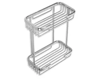 NOVASERVIS Dvojitá police malá nízká Drátěný program chrom - 6073,0