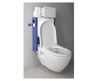 AQUALINE Závěsné WC Nera s podomítkovou nádržkou a tlačítkem Geberit, bílá (1)