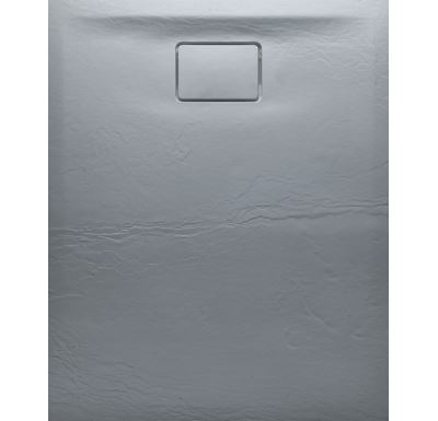 SAPHO ACORA vanička z litého mramoru, obdélník 120x80x2,9cm, šedá, dekor kámen