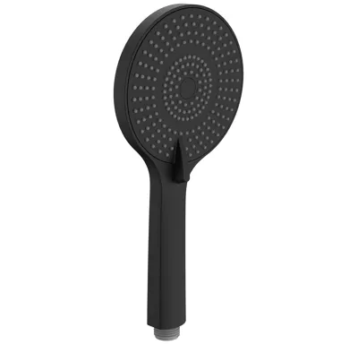 SAPHO Ruční masážní sprcha, 3 režimy sprchování, silikon trysky, průměr 120mm, ABS/černá mat