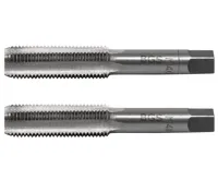 BGS Závitníky sada,  předřezávací a dokončovací závitník, M14 x 1.5, 2 pcs. BGS Závitníky sada,  předřezávací a dokončovací závitník, M14 x 1.5, 2 pcs.