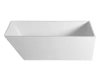 POLYSAN HERHIS volně stojící vana litý mramor 170x72x63cm, bílá