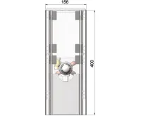MINIB Samostatně stojící konvektor COIL-SK-2  900mm (1)