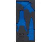 BGS Vložka do dílenského vozíku 1/3, prázdná, pro 4028