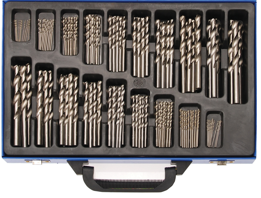 Bgs vrtáky spirálové, hss, 1 - 10 mm, 170dílná sada