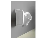 CREAVIT Keramická dělící stěna mezi urinály 36x60 cm, bílá (1)