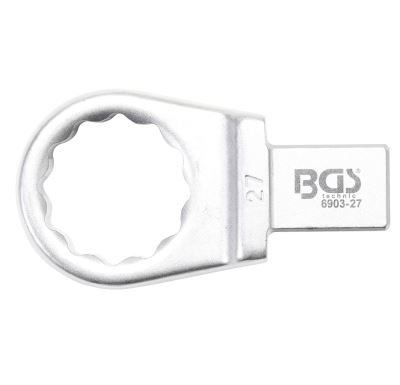 BGS Nástrčný očkový klíč, 27 mm