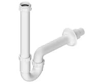 BRUCKNER Umyvadlový U sifon 5/4", DN40/32, bílá